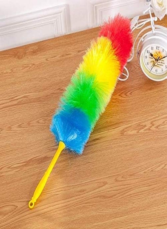 SAWSHIELD Microfiber Feather Duster for Cleaning | Lightweight Static Duster for Home, Office, Car | Multipurpose Dust Remover, 50 cm (Multicolor) - Image 1